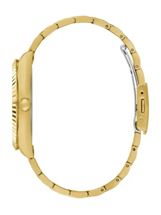 Goldfarbene Analoguhr