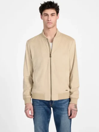 Jacke aus Öko-Kunstwildleder