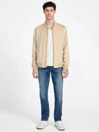 Jacke aus Öko-Kunstwildleder