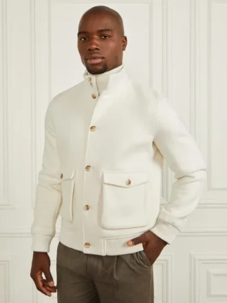 Jacke aus Wollmischung